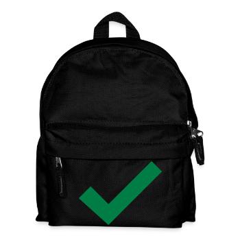 Hook right gift idea true - Kids' Backpack - black - Front