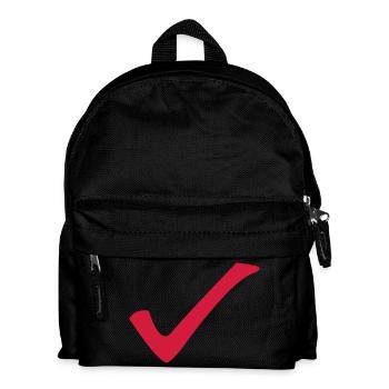 Vérifiez - crochet - Sac à dos Enfant - noir - Devant