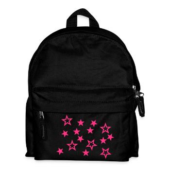star - stars - Kids' Backpack - black - Front