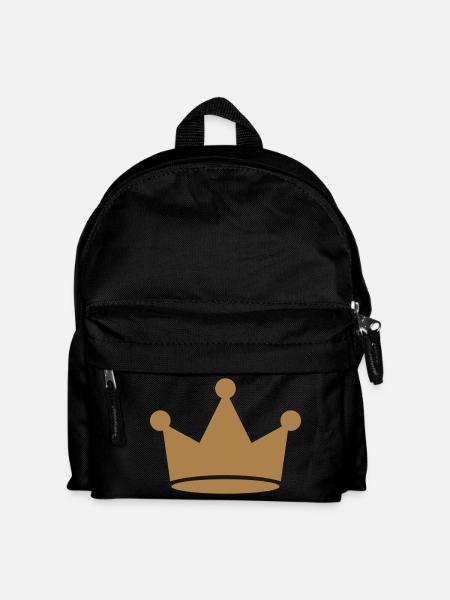 Krone - Kinder Rucksack - Schwarz
