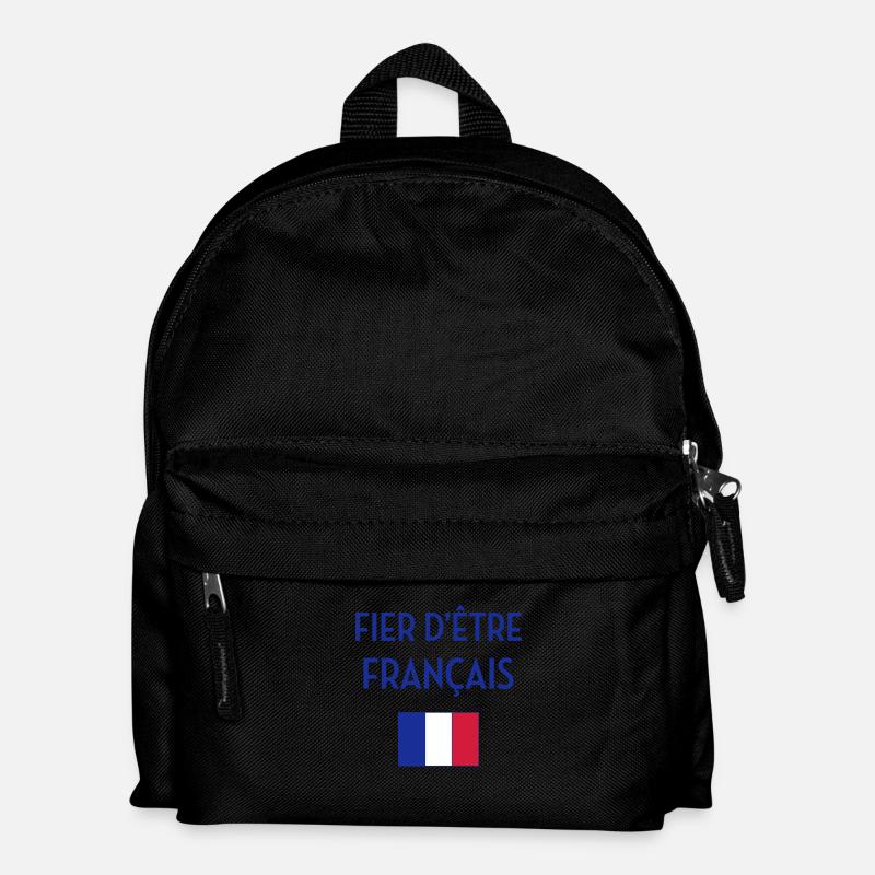 France / Français / Française / Bébé / Naissance - Sac à dos Enfant - noir