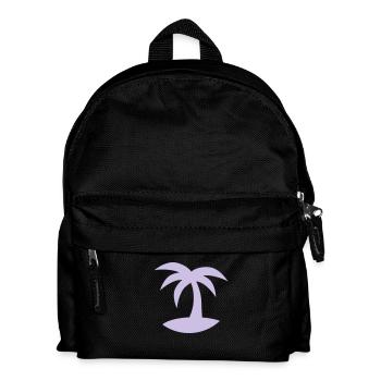 Palm Tree Island Tree Beach Holiday Coconut Sea Cool - Kids' Backpack - black - Front