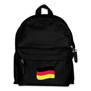 Germany Flag German Nation German - Kids' Backpack - black - Front
