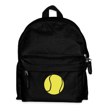 pallina_da_tennis - Kinder Rucksack - Schwarz - Vorne
