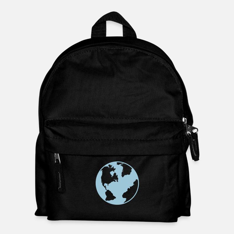 blauer planet - Kinder Rucksack - Schwarz