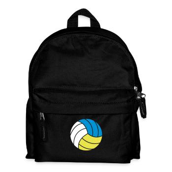 Volleyball - Kinder Rucksack - Schwarz - Vorne