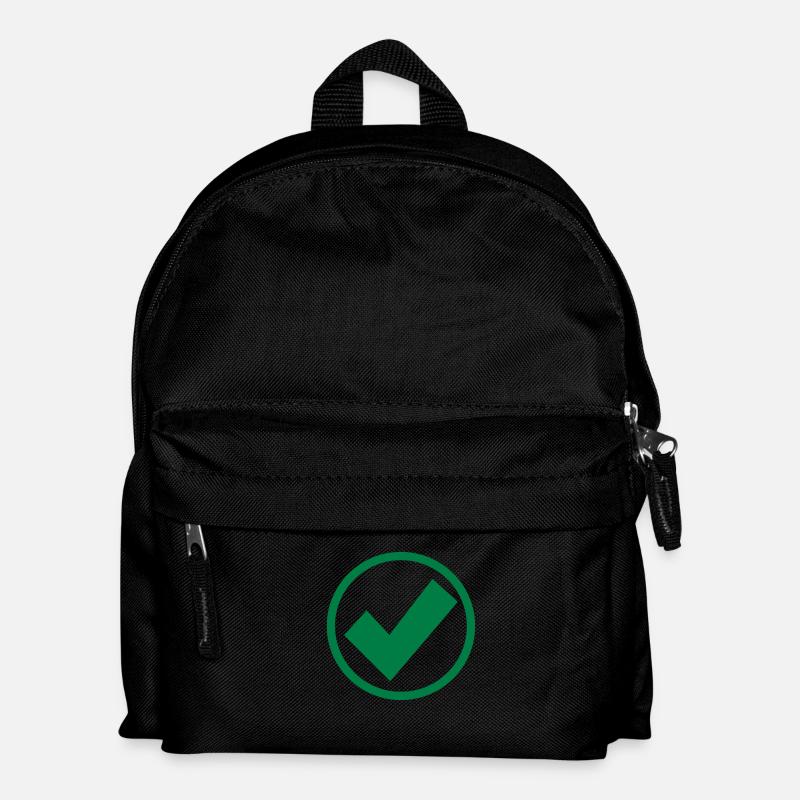 check - Kinder Rucksack - Schwarz