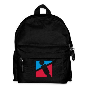 kicker_002 - Kinder Rucksack - Schwarz - Vorne