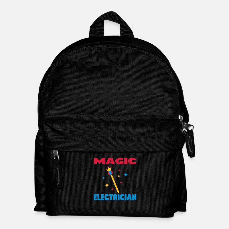 Plumber / Mechanician / electrician / Dad / Geek - Kids' Backpack - black
