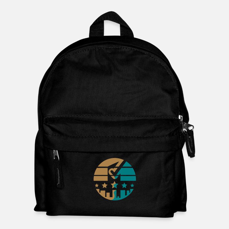 Stars of Approval - A Modern Perspective - Kids' Backpack - black