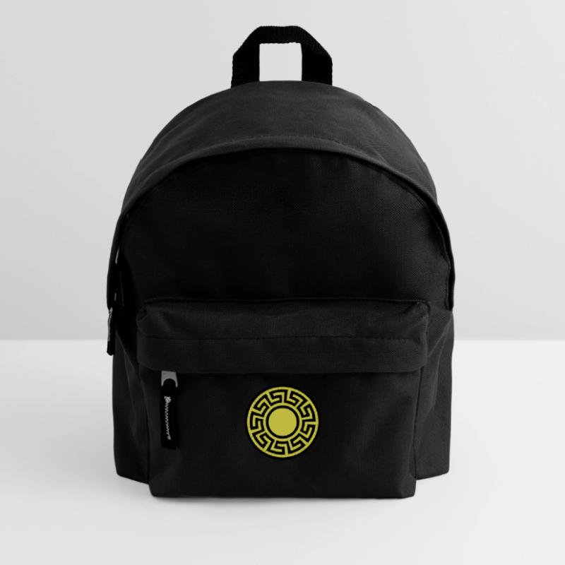Disk Pattern Kids' Backpack