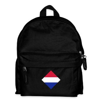 Niederlande - Kinder Rucksack - Schwarz - Vorne