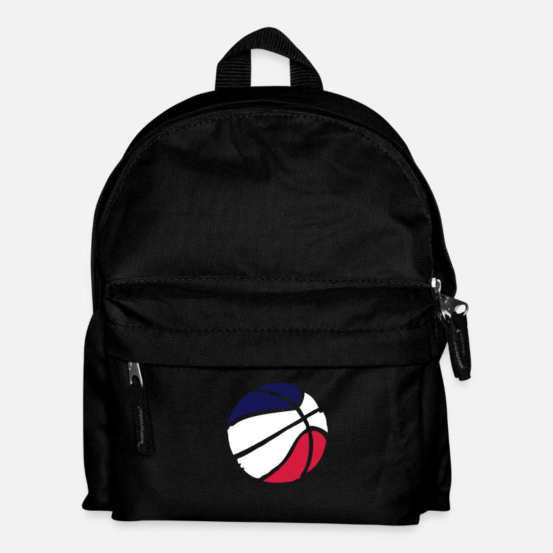 Basketball Frankreich - Kinder Rucksack - Schwarz