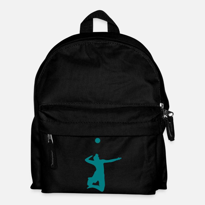 Volley-ball servir - Sac à dos Enfant - noir