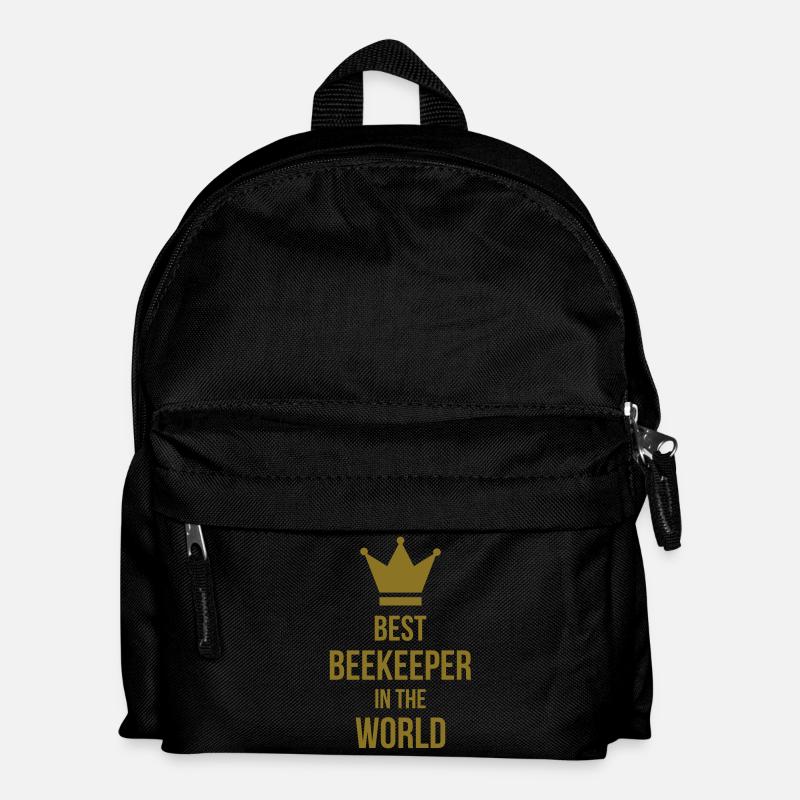 Imker / Biene / Honig / Natur / bio / grün - Kinder Rucksack - Schwarz