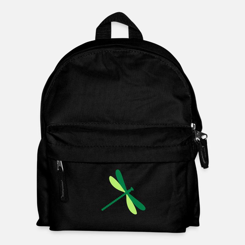 Libelle - Kinder Rucksack - Schwarz