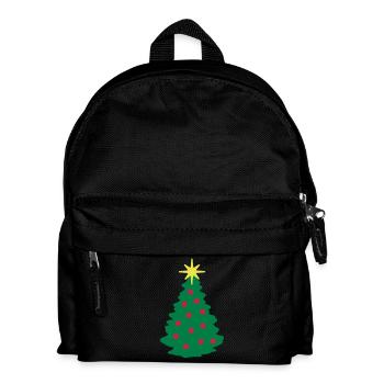 Christmas Tree - Kids' Backpack - black - Front