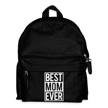 Best Mom ever - Kinder Rucksack - Schwarz - Vorne