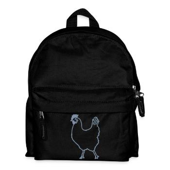 Poulet - Sac à dos Enfant - noir - Devant
