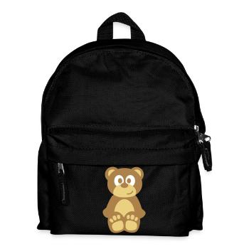 teddy bear - Kids' Backpack - black - Front