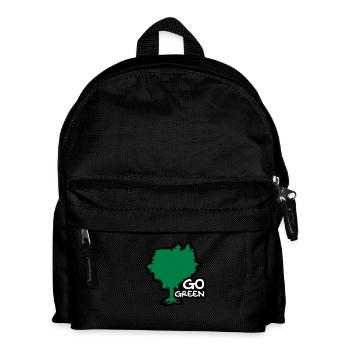 Go Green - Kids' Backpack - black - Front