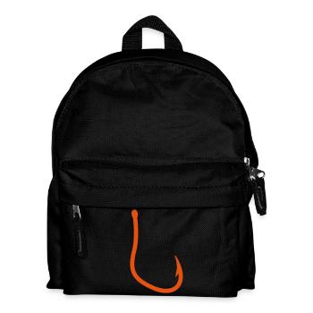 FISHING HOOK - Kids' Backpack - black - Front