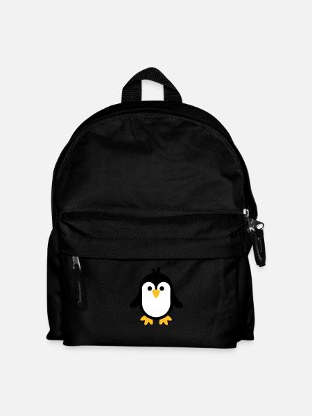 Pinguin - Kinder Rucksack - Schwarz