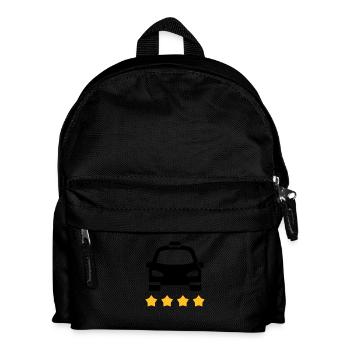Taxi - Kinder Rucksack - Schwarz - Vorne