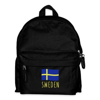 Sweden - Kids' Backpack - black - Front