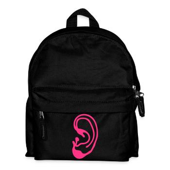 ohr ear orecchio oido EAR1 - Kids' Backpack - black - Front