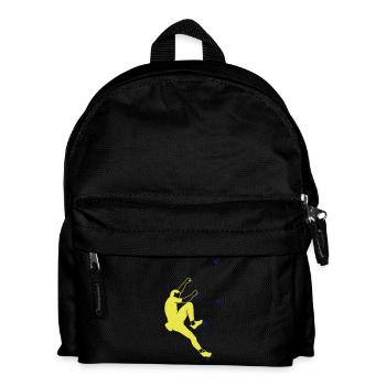 bouldern - Kinder Rucksack - Schwarz - Vorne