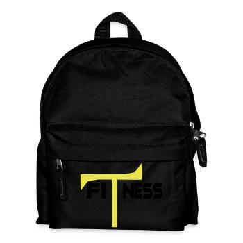 FiTness - Kinder Rucksack - Schwarz - Vorne