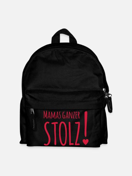 Mamas ganzer Stolz (dh) - Kinder Rucksack - Schwarz