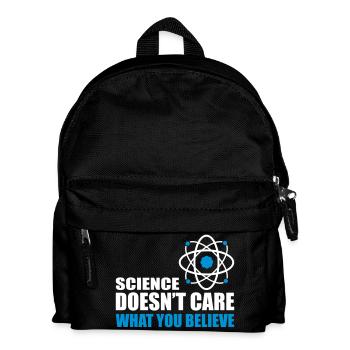 Science Doesn t care what you believe - Kinder Rucksack - Schwarz - Vorne