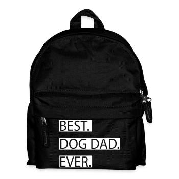 BEST DOG DAD EVER - Dog Lover - Kids' Backpack - black - Front