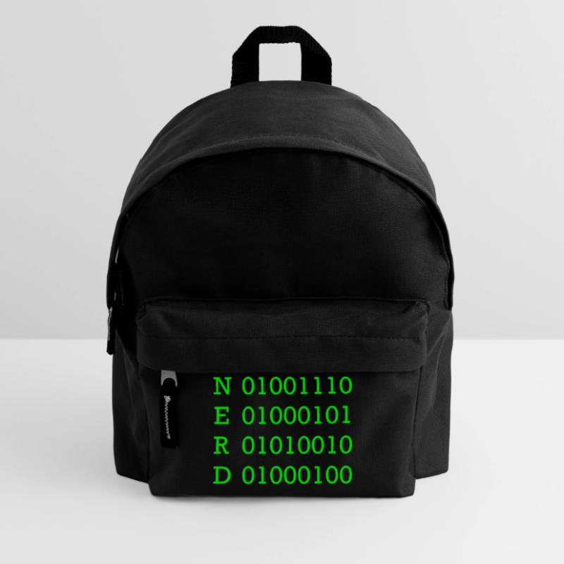 binary nerd Kinder Rucksack