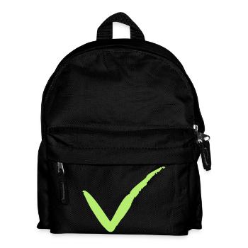 Stroke of the brush hook - Kids' Backpack - black - Front