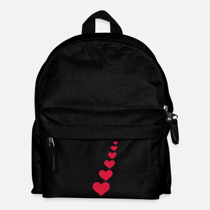 hearts - Kids' Backpack - black