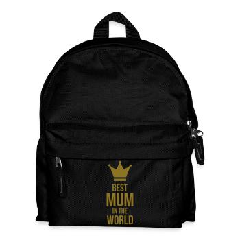 Best Mum in the World ! - Kids' Backpack - black - Front