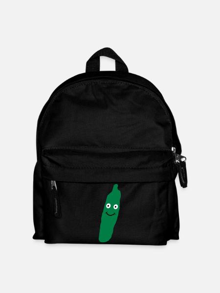 cucumber baby gift birth pregnancy - Kids' Backpack - black