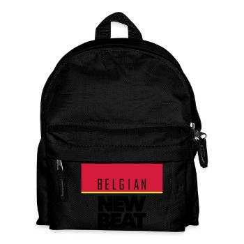 Belgian New Beat Official Pinbadge 32 mm - Kids' Backpack - black - Front
