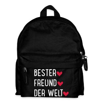 Freund - Kinder Rucksack - Schwarz - Vorne