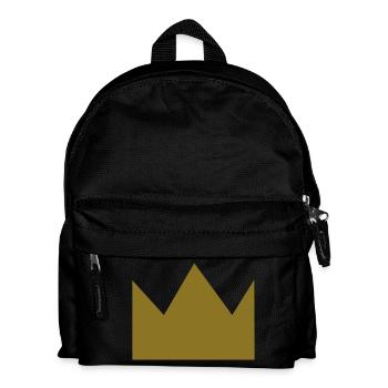 Krone - Kinder Rucksack - Schwarz - Vorne