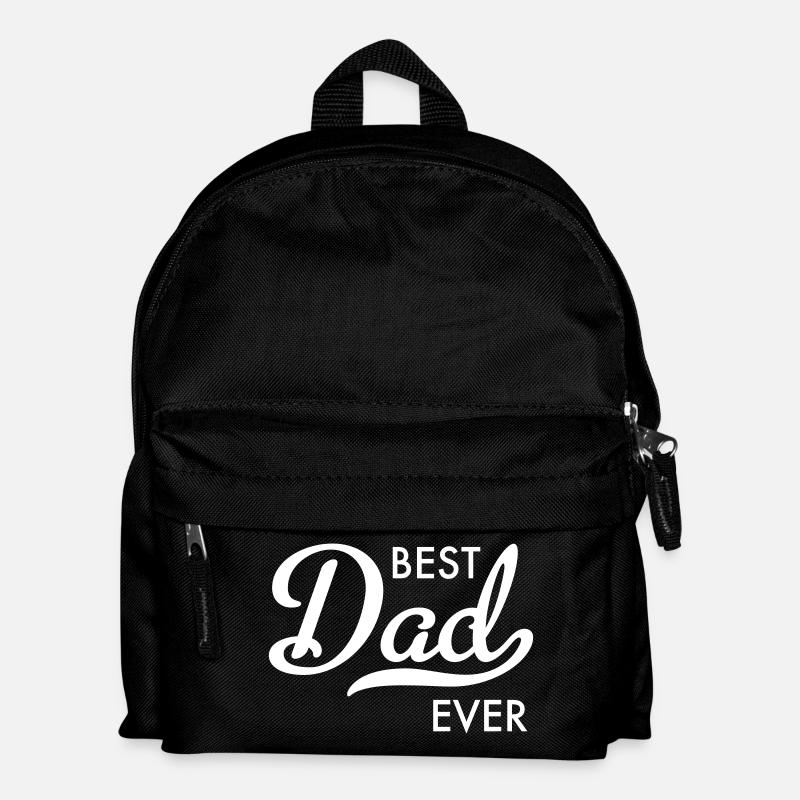 Papa - Kinder Rucksack - Schwarz