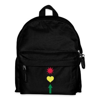 Traffic light Star heart Arrow 3c - Kids' Backpack - black - Front