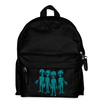 alien - Kinder Rucksack - Schwarz - Vorne