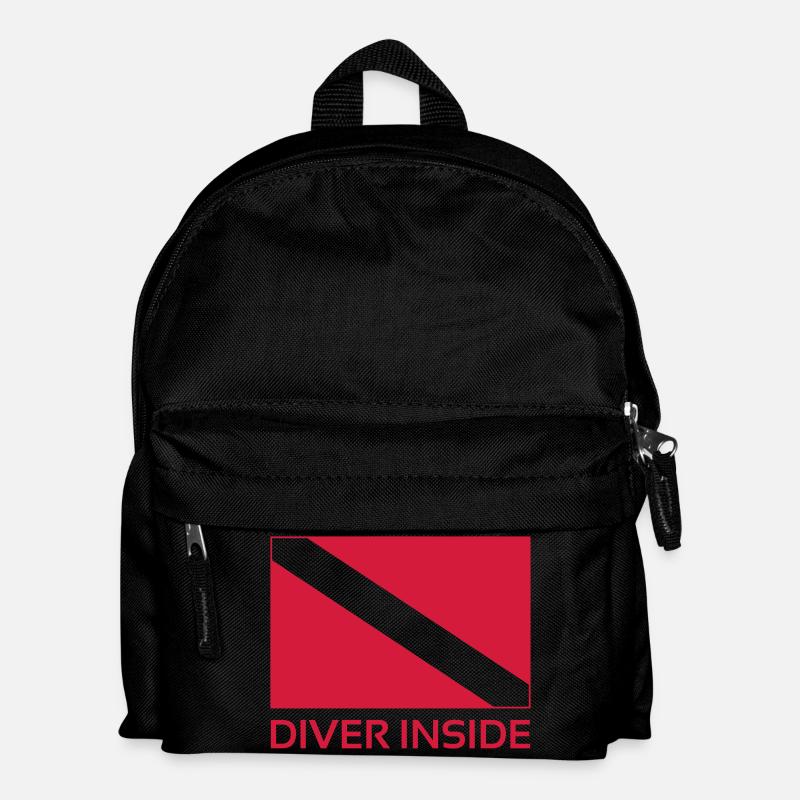 Diver Inside - Sac à dos Enfant - noir