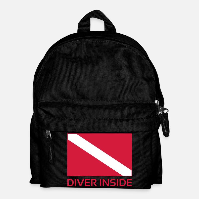 Diver Inside - Sac à dos Enfant - noir