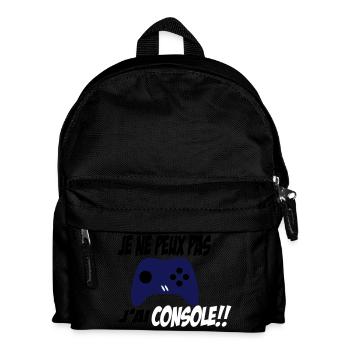 j'ai console - Sac à dos Enfant - noir - Devant