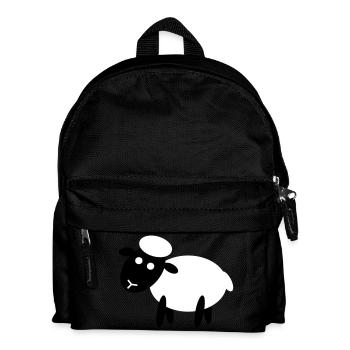 Comic Schaf - Kinder Rucksack - Schwarz - Vorne